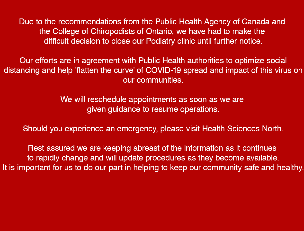 A red background with instructions for the public health agency of canada.